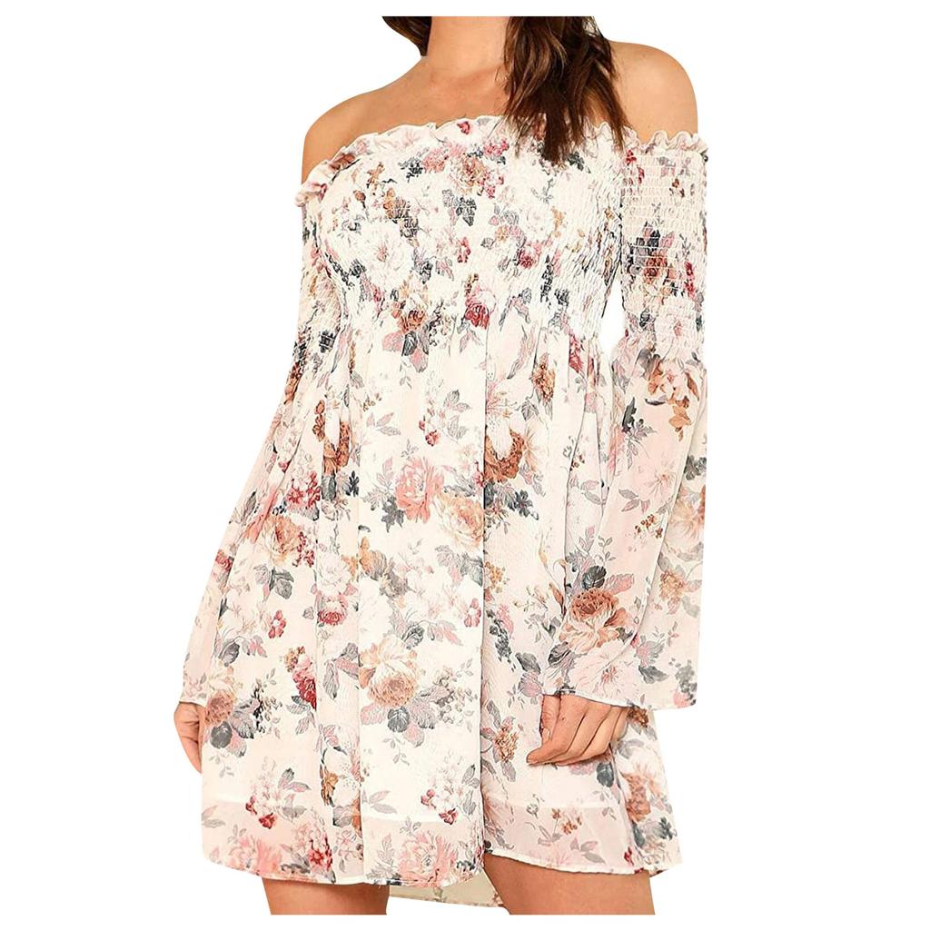 Women Casual Tie Dyed  Long Sleeves Strap Sexy Slim Sports Dress  Dress