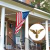 Flag Pole Topper Non-deformed Non-broken Adding Atmosphere Independence Day Yard Decor Eagle Flag Pole Finial Ornament Outdoor Supply