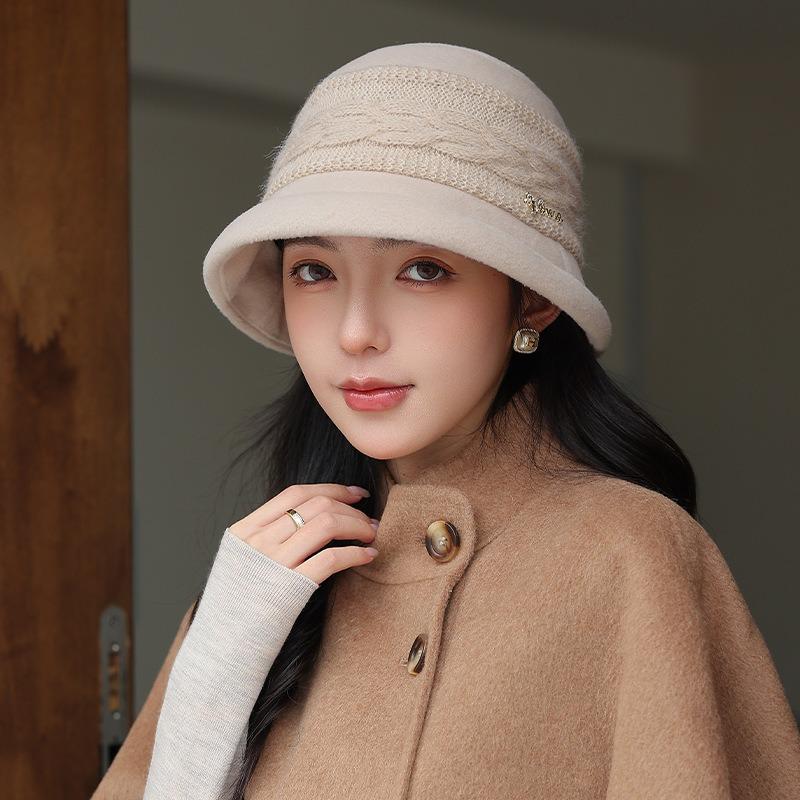 Women S Vintage Literary Warm Fisherman Hat Autumn Winter Commuter Hat