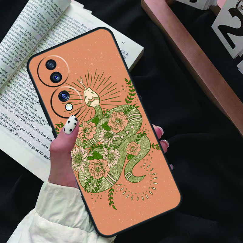 

Чехол Snake Flower для Honor Magic 8 6 7 Pro Для Honor X9d X9c X9b X9a X8c X8b 200 400 50 70 90 Lite Win RT Honor 70 Lite