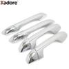 For KIA Sportage 2016 2017 2018   Chrome Door Handle Cover Trim Car Side Door Handles Catch Cap Overlay Accessories