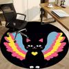1PC Angel Cat Chair Carpet for Office, Indoor Non-Slip Washable  Carpet, Soft Comfortable Mat For Office Room yy250930110