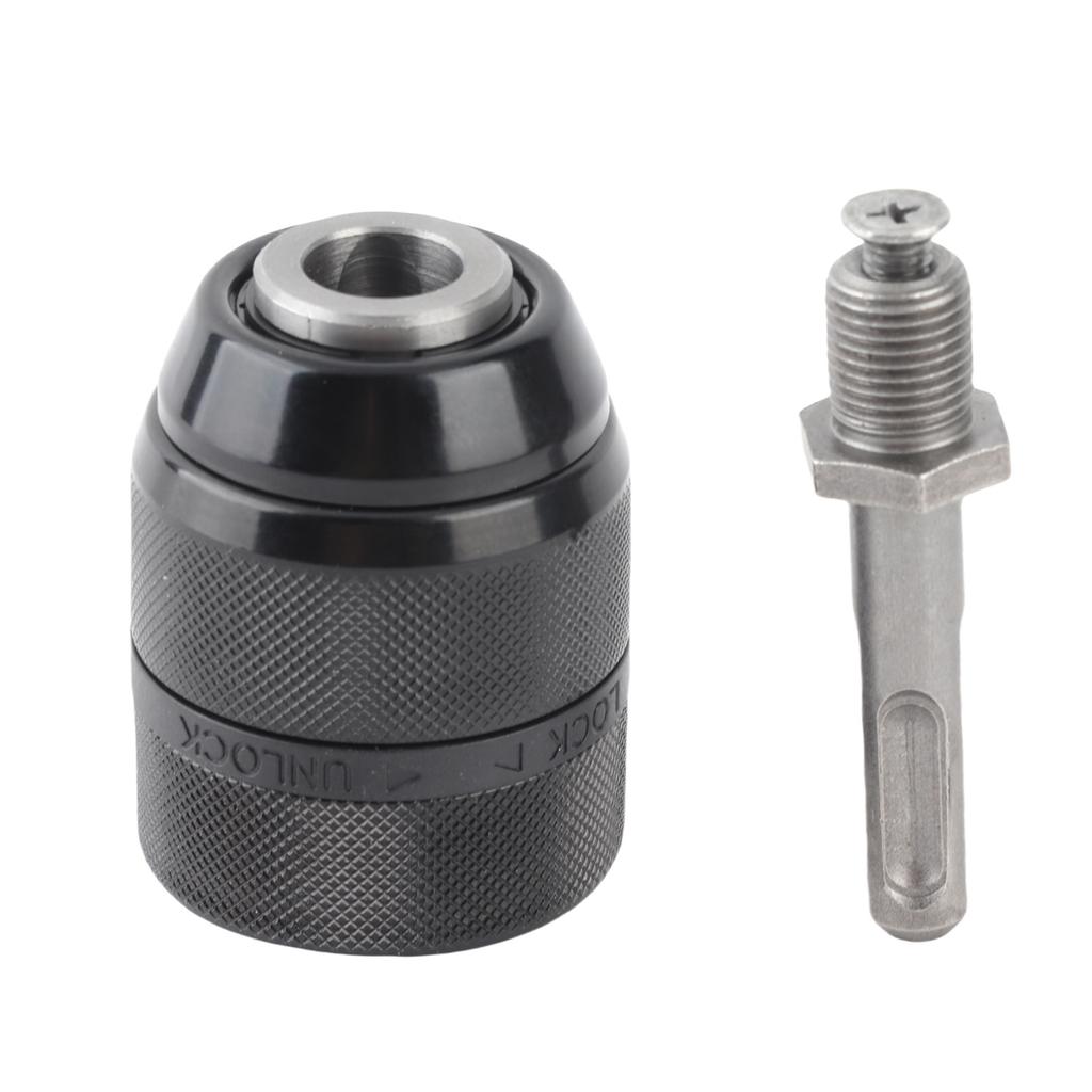 2-13mm Capacity Metal Keyless Lathe Drill Chuck Converter with SDS Adapter Accessories Keyless SDS Chuck