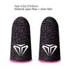 1 Pair S02 Finger Cover Sensitive Breathable Sweat-proof Video Games Touch Screen Fingertip Gloves for PUBG Mobile Game
