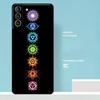 Mandala Chakra Yoga Case For Samsung Galaxy S25 Ultra S20 S21 S22 S23 S24 Ultra S9 S10 Plus S25 FE Phone Cover