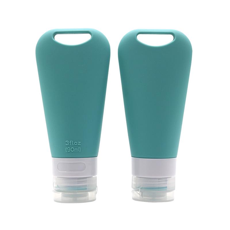 2022 Silicone Travel Bottle Set with Hanging Holes