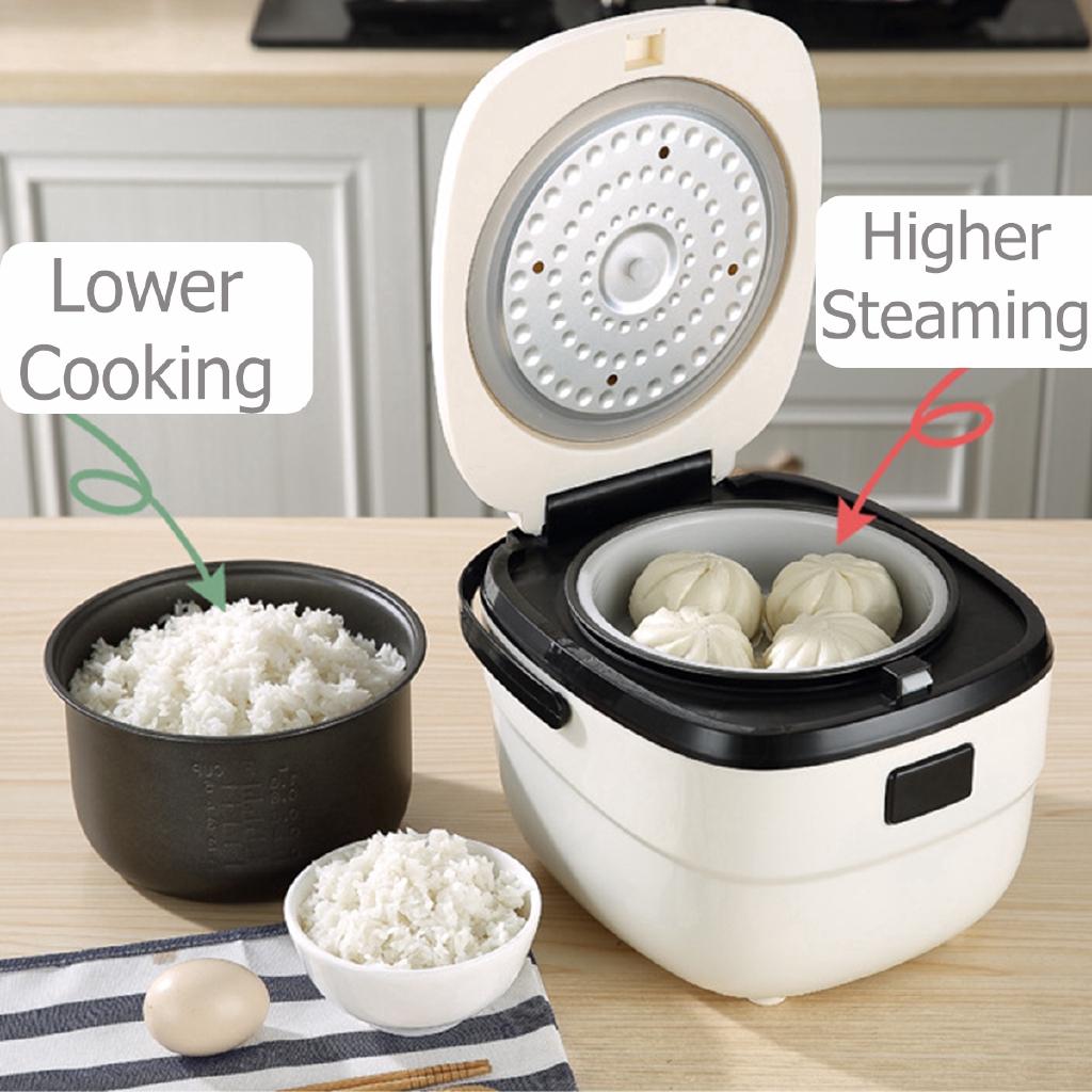 New 220V 400W 2.5L Electric Rice Cooker Machine Multifunction Cooking Steamer Smart Automatic 5 layer Non-Stick