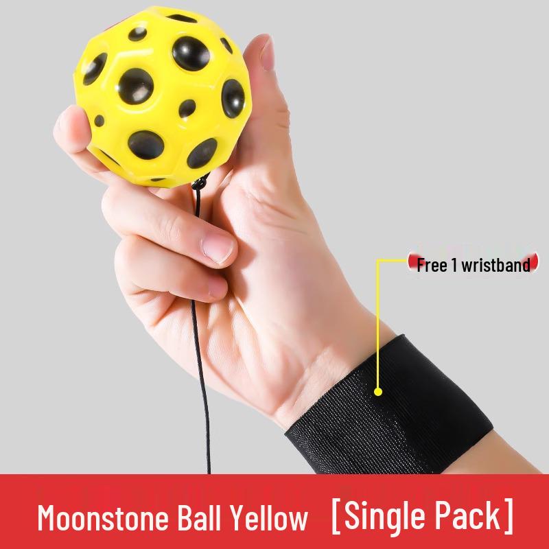 Children's Elastic Wrist Bouncing Ball - Hand-Toss Jumping Exercise Toy for Reaction and Fitness