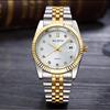 HK Brand REGINALD Hight Quality Watch quartz Single Calendar Men's Full Stainless Steel Watch Gift Luxury Dress Wristwatches