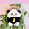 Adorable Plush Panda Bear Keychain Soft Toy Cute Coin Purse Key Holder For Girls