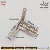 Retro Wooden Box Seven-Character 90° Iron Hinge - Small Leaf Hinge for Airplane-Style Hardware