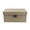 Modern Italian Minimalist Faux Leather Storage Box for Sample Rooms & Exhibitions