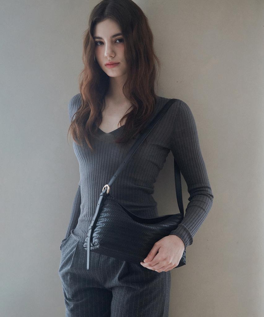 Valluat Belvera Weaving Bag_Black