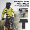 3D Printed Shoulder Phone Mount Adjustable Hiking Video Stabilizer for Hands-Free Recording T-Shaped Shock-proof Phone Stand