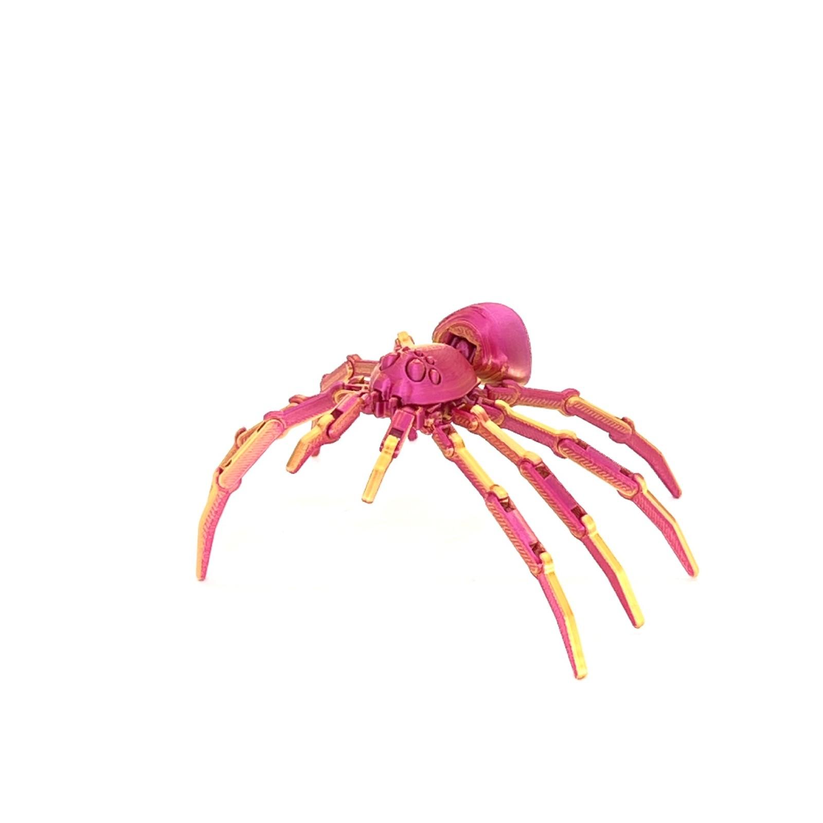 3D-печатная сборка паука с подвижным соединением, игрушка для взрослых и детей One Size красный