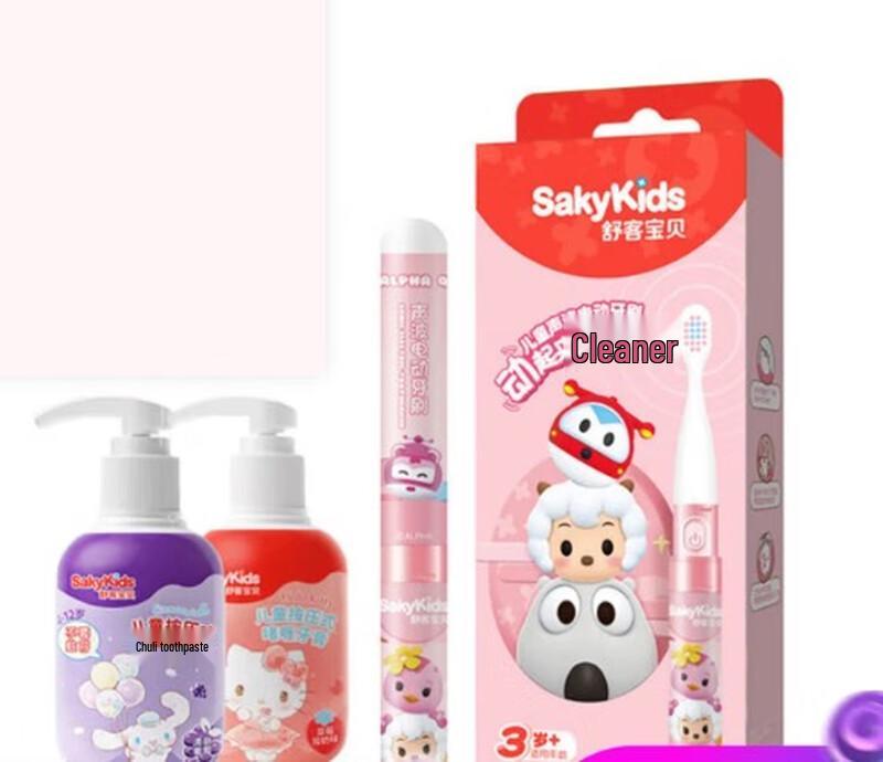 Schick Premium Kids  Multi-Flavor Fluoride Oral Care Set