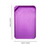 Imbuto Vassoio Pittura Diamanti Grande Capacità Fai da Te Mosaico Vassoio Arti e Mestieri 5D Fatto a Mano Plastica Viola Strumento Accessori Artigianato