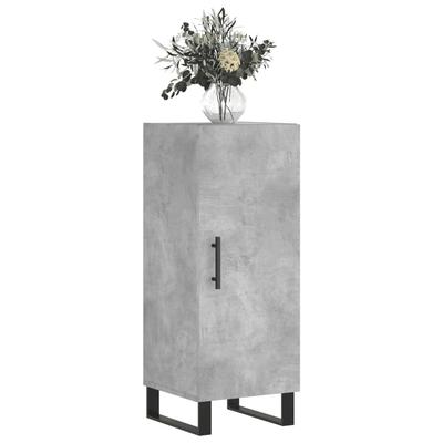 Sideboard Concrete Grey 34.5x34x90 Cm Engineered Wood