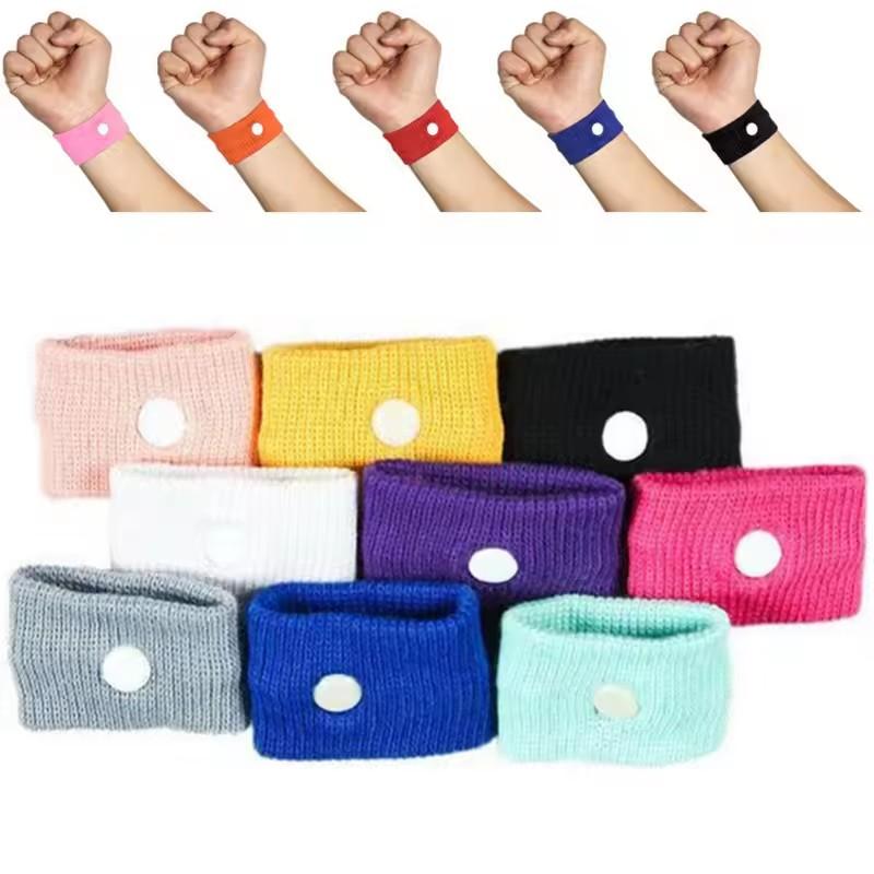 Travel Morning Sickness Wrist Band Anti Nausea Car Van Sea Plane Wristband Anti-motion Sickness Bracelet Strap Boats
