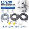 PVC Washing Machine Drain Hose Flexible Corrugated Washer Drain Pipe  Front Load Washers