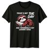Lazy Sloth Todays Not The Day Funny Animal Pun Graphic TShirt