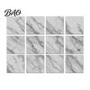 High Definition Marble Pattern Films 12PCS Imitation Wall Stickers, Self-Adhesive Waterproof EVA Peel And Stick Tiles Tiles, Scratch Resistant
