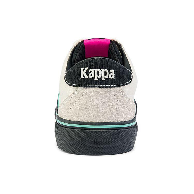 Kappa Logo Slip Resistant Durable Low Top Skate Shoes Unisex Sneaker White Black K0CX5CS80D-012