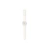Swatch Originals Series Quartz Movement Simple Cute Watch 34mm White Dial Plastic Case Silicone Strap Women watches Gold GW164
