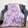 Butterfly Flannel Blanket Throw Blanket Soft Warm Sofa Bed Camping Home Decor Unique Christmas Gift C9261173