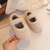 Children Soft Sole Moccasin Shoes Warm Plush Indoor Outdoor Toddler Slip On Comfortable Footwear for Kids Boys Girls