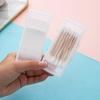 Transparent Portable Storage Box Cotton Swab Earrings Necklaces Jewelry Storage Box Dustproof Travel Medicine Storage Container