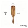Teak Spatula 5-Piece Set: Pizza, Snack, Salad & Mixing Spoons