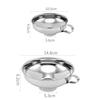 10.5cm/14.8cm Wide Mouth Funnel Stainless Steel Packing Jam Salad New Filling Funnel