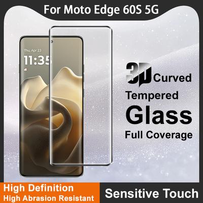 For Moto Edge 60S 5G Glass IMAK 3D Curved Full Screen Tempered Glass Film