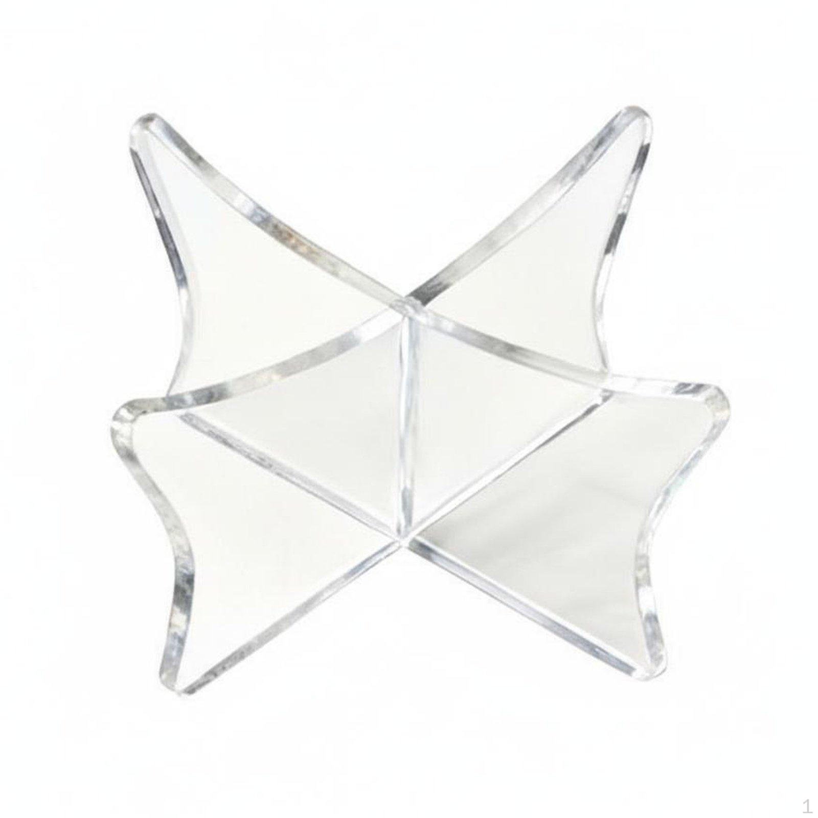 Acrylic Ball Stand Versatile Display Holder Minimalist Design Basketball Pedestal for