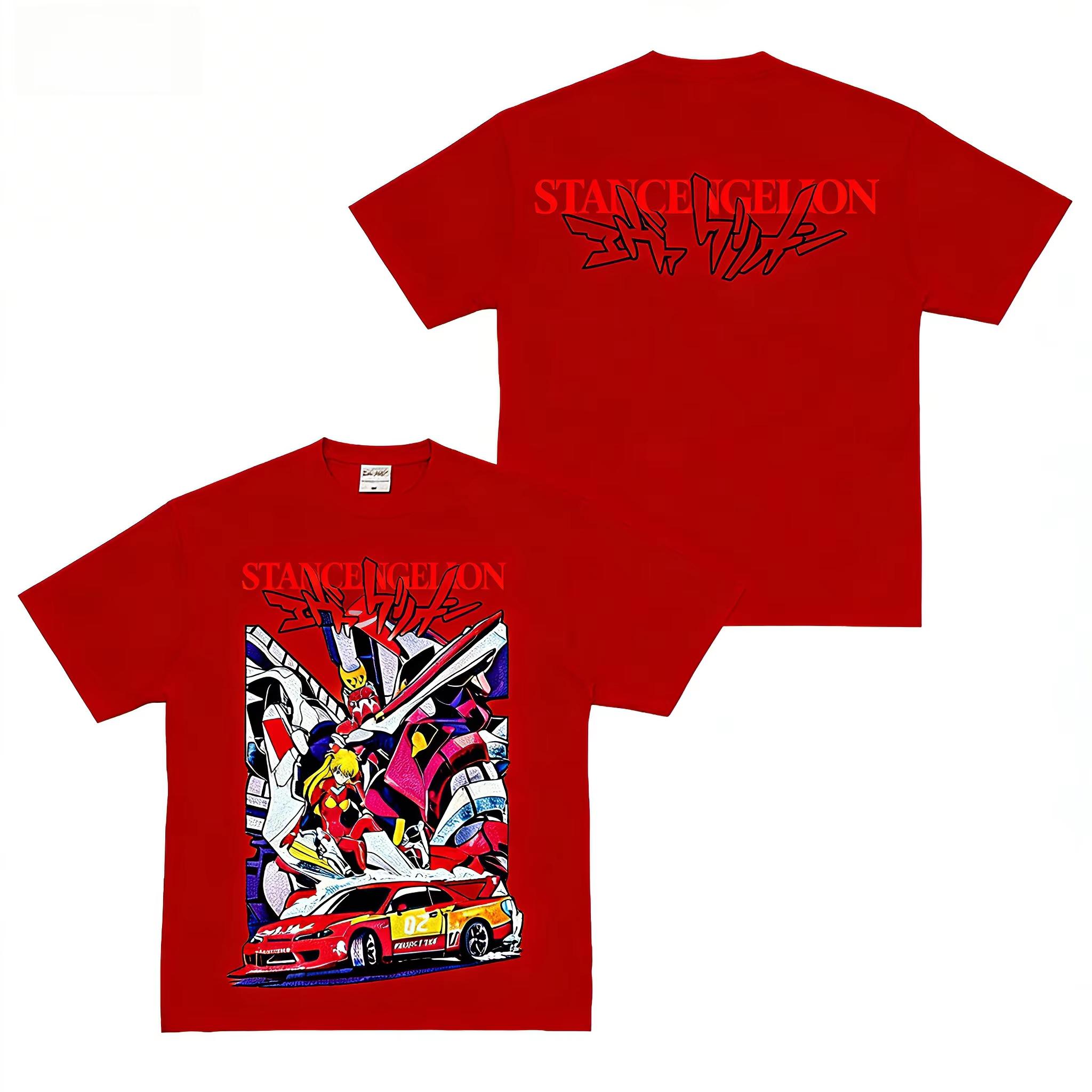 

New Century Evangelion EVA Asuka Midoriya Printed Tshirt Mens and Womens Tshirt Mens Top Sports Tshirt Mens Tshirt Tee 4XL