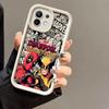 Deadpool And Wolverine Love Case for Xiaomi Mi 13T 14 14T 15 15T Pro 17 Ultra Poco M7 M8 F8 F7 X6 X7 X8 Pro Max Shockproof Cover