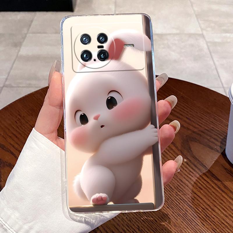 Jelly Casing For Vivo X Note Funda Capa Clear Silicone Soft TPU Back Cover Cute Cat Rabbit Heart Protective Case Coque