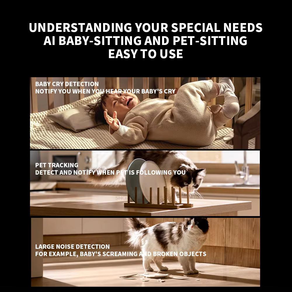 Xiaomi Smart Camera C700 Editie 4K Full Color Bidirectionele Spraak 8 Megapixels 360 ° View Werk Infrarood Nachtzich CN Version