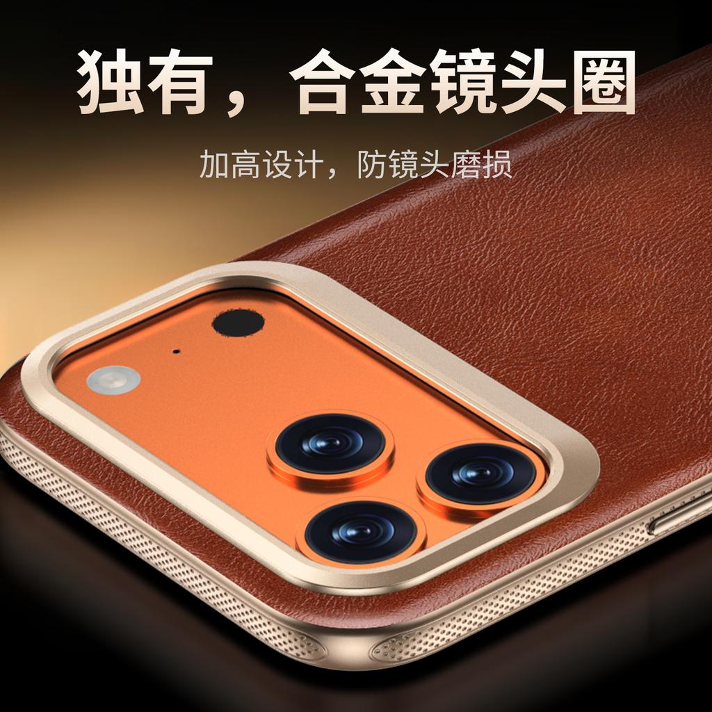 Business Oil Wax Skin Magnetic Attraction Is Suitable for 11 Apple 11promax Mobile Phone Case iphone11Pro High-end 11pm.