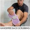 Pumice Stone Shower Massager Mat Suction Cups Non-Slip Bath Mat  for Feet and Back