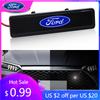 Car Sticker 2025 Hot Auto Front Grille Sticker Badge Car Head Grill Emblem LED Light Car Accessories for Ford Mustang Mondeo Foc