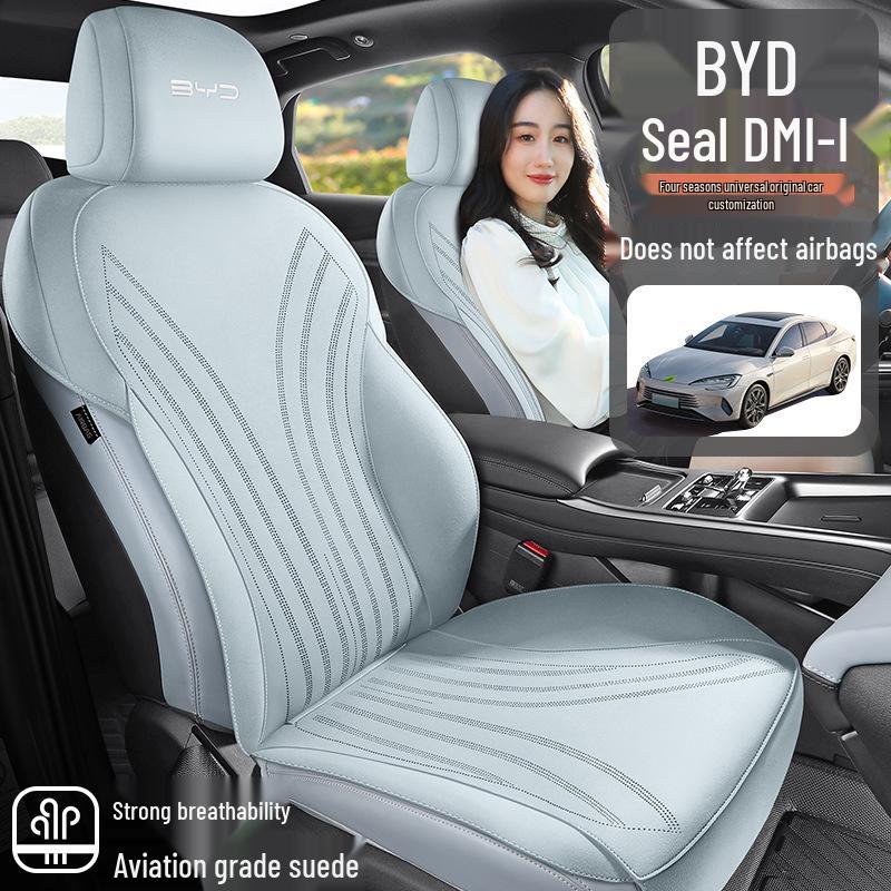 BYD Seal DMI-I Car Seat Cushion Cover - New Style One-Piece Half-Pack Saddle Design