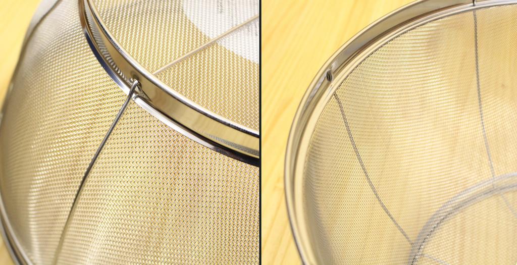 Inoue Wire Mesh Industry Diamond Stainless Made in Japan Strainer, 33cm, 18-8 Steel,