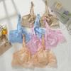 Lace Perspective Brassiere Women Sexy Lingerie Underwire Floral Bralette Plus Size Bras