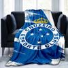 Cru-zeiro Esporte Club Crest Printed Throws Blanket Soft Flannel Blankets for Couch Bed Gifts for Men Women Picnic Blanket Christmas Gifts
