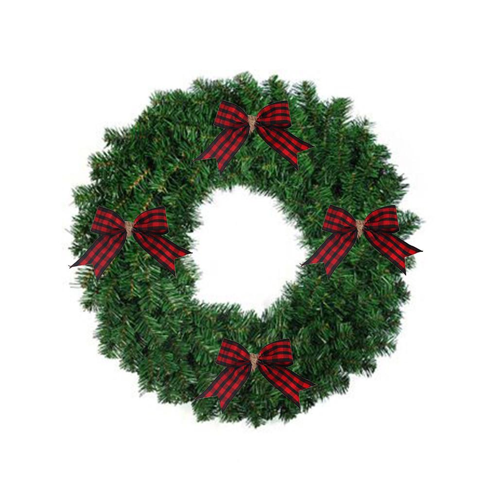 

И Европейские Уютные Американские Рождественские Банты Красного и Черного Цвета Для Веселья и Праздничного Настроения Red Bow