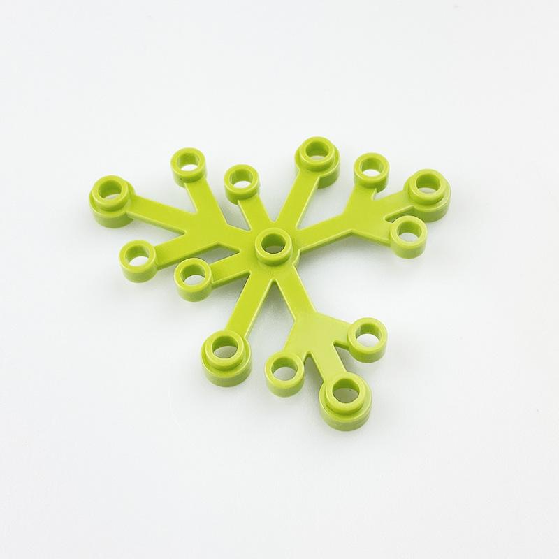 Compatible Small Particle Building Block Accessories 2417 Forest Plant Scene Props Big Branches, Branches, Leaves