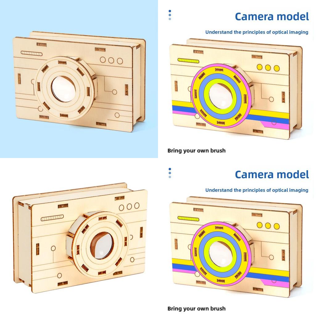 Science Experiment Diy Camera Model With Convex Lens For Stem Learning And Kids Educational Kits