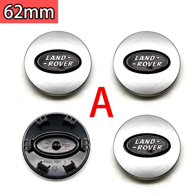 ABS 62mm Car Wheel Center Hub Caps Cove For Land Rover Range Rover Discovery 4 Freelander 2 Velar Defender L322 Evoque L405 SVR